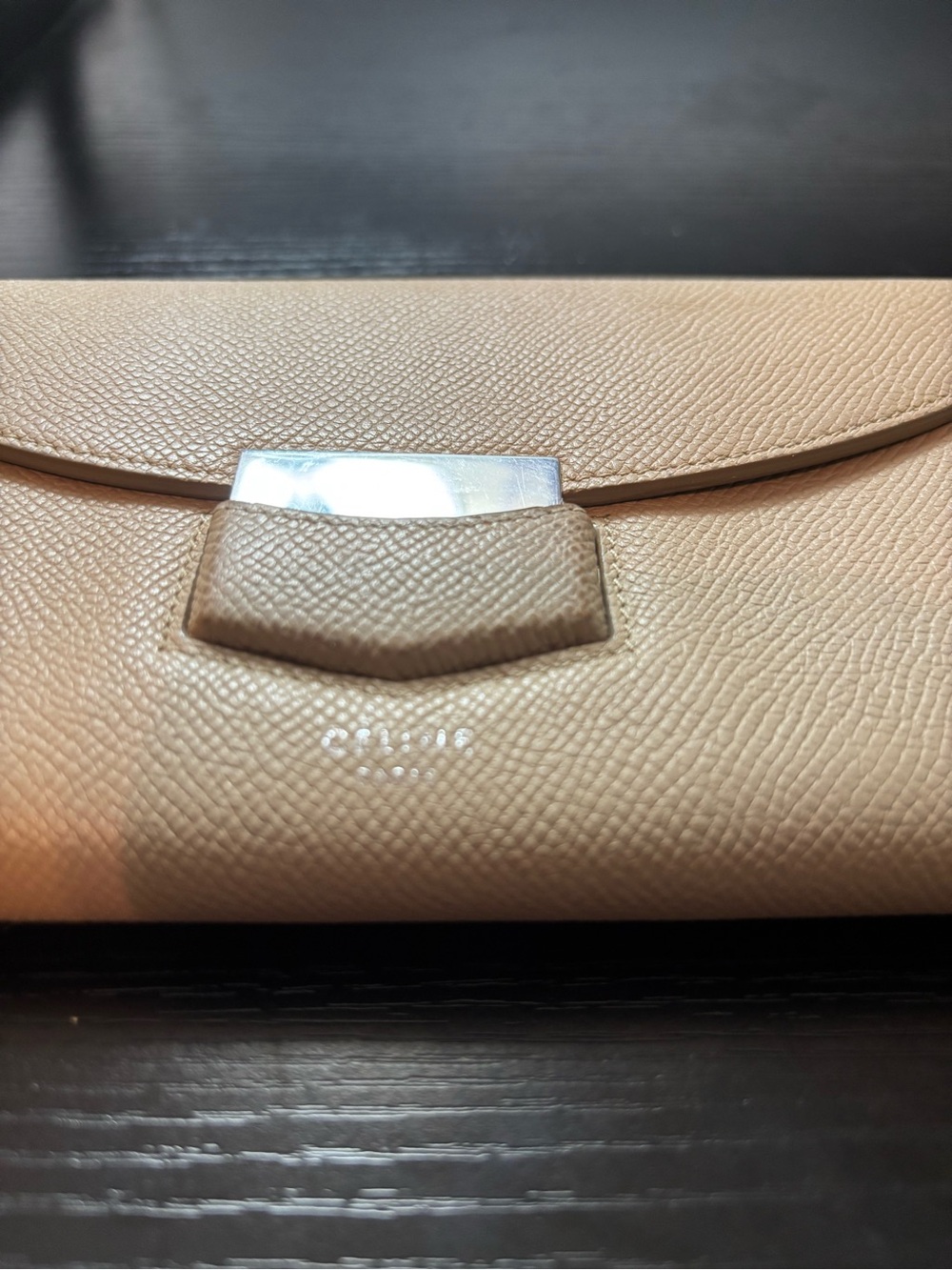 Authentic Celine Trotteur Large Flap Wallet On Chain (WOC) – VGUC W/Dust Bag - Picture 11 of 11